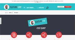 Desktop Screenshot of culture-live.com
